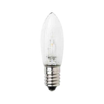 LAMPA LED 14-55V 0,1W E10 KLAR 3-PACK