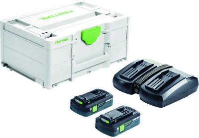 LADDPAKET FESTOOL 577075 SYS 18V 2X5,2/TCL 6 DUO
