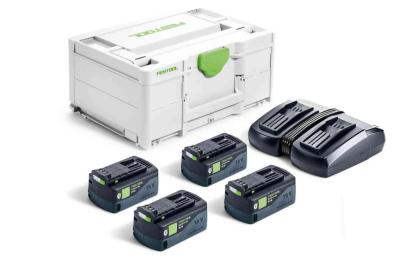 LADDPAKET FESTOOL SYS 18V 4X5,0/TCL 6 DUO
